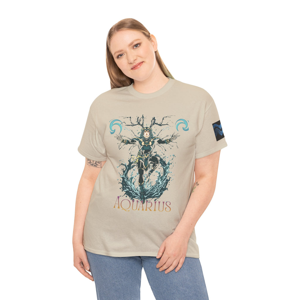 Aquarius Zodiac T‑Shirt — Aquarius Astrology Tee