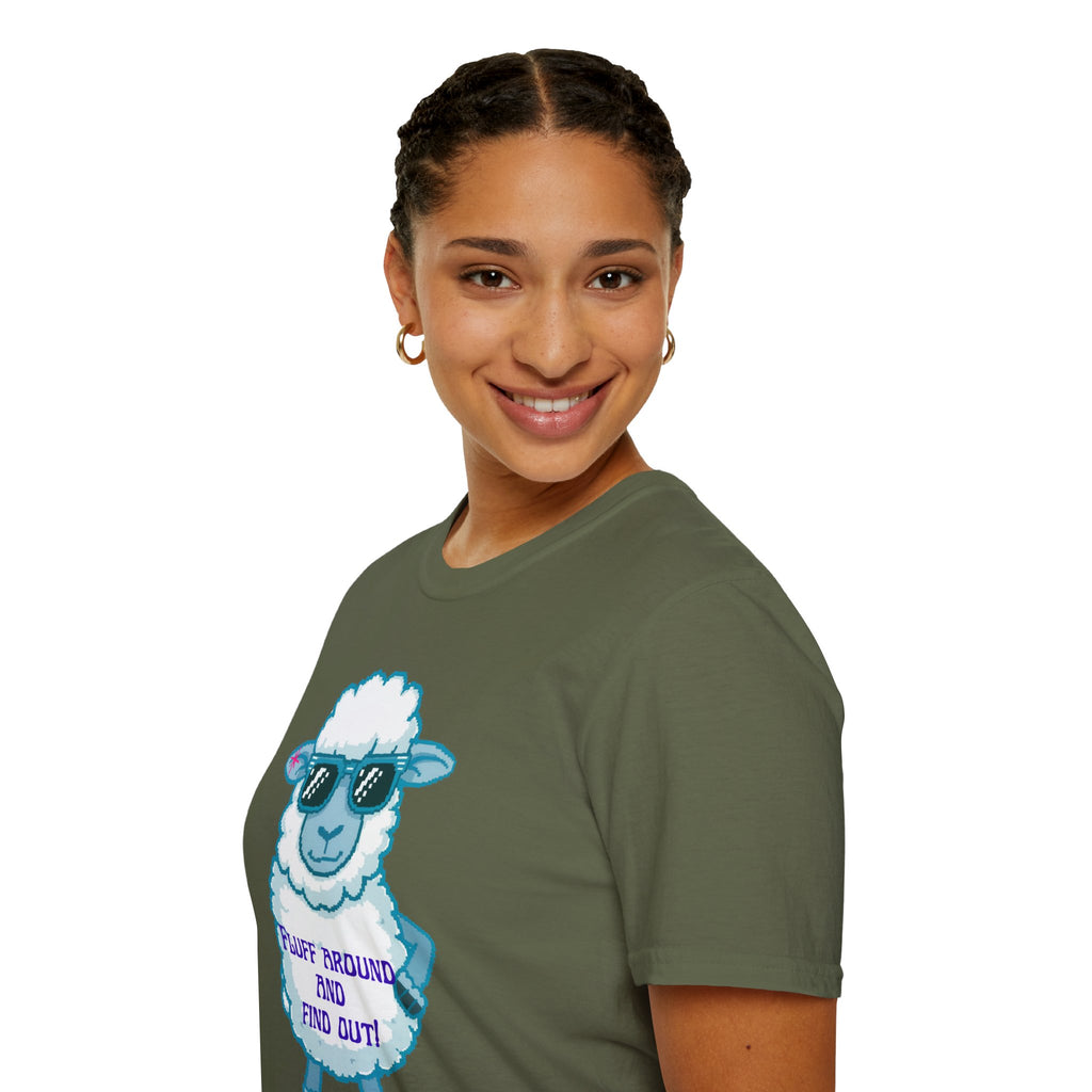Sassy Sheep T-Shirt — Fluff Around and Find Out Graphic Tee