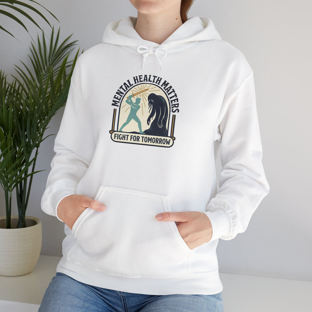 Mental Health Matters Hoodie | Wear Green, Awareness Ribbon, Self-Care
