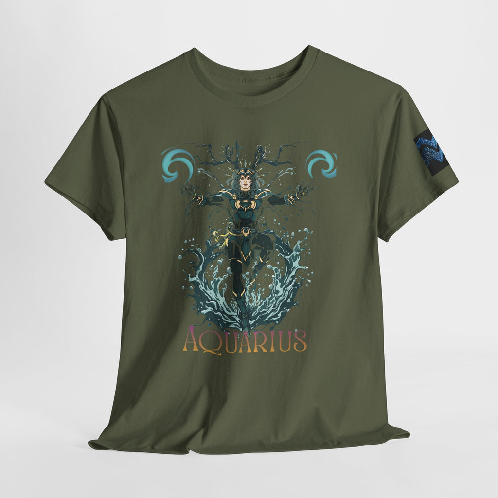 Aquarius Zodiac T‑Shirt — Aquarius Astrology Tee