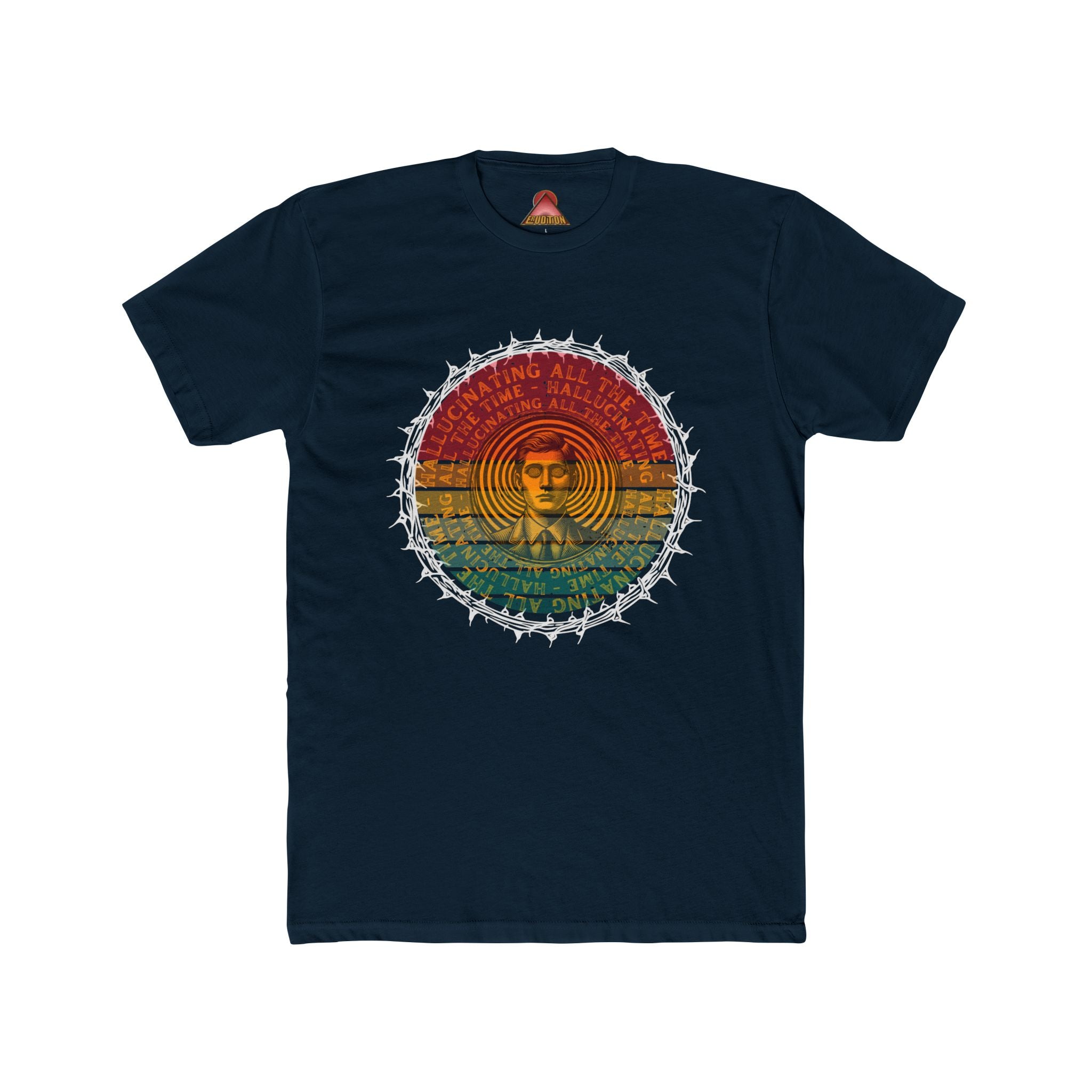 Vintage Buddha Mandala T-Shirt | Retro Rainbow Spiritual Tee