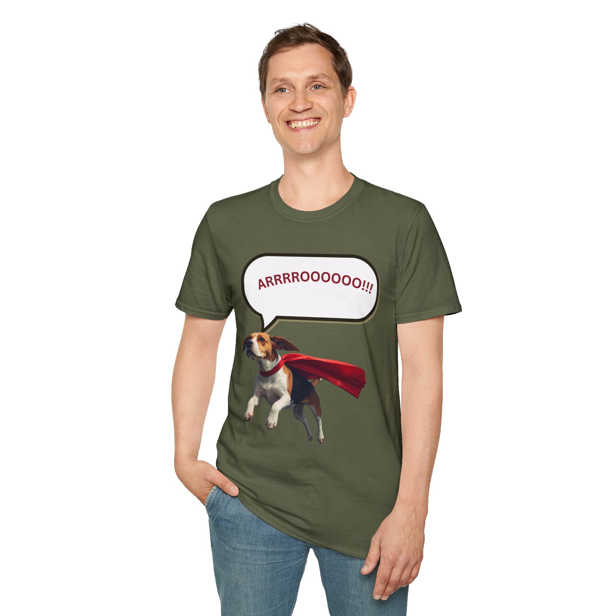 Beagle the Superdog 'ARRRROOOOO!!!' T‑Shirt