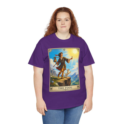 The Fool Tarot Card T‑Shirt — Vintage Major Arcana Graphic Tee