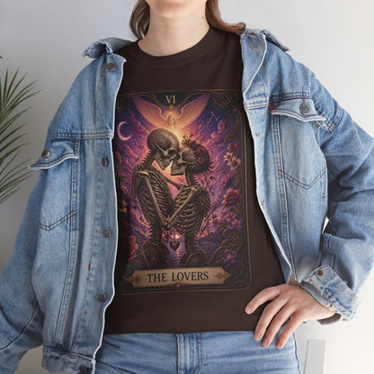 Tarot 'The Lovers' Skeleton Kiss Tee