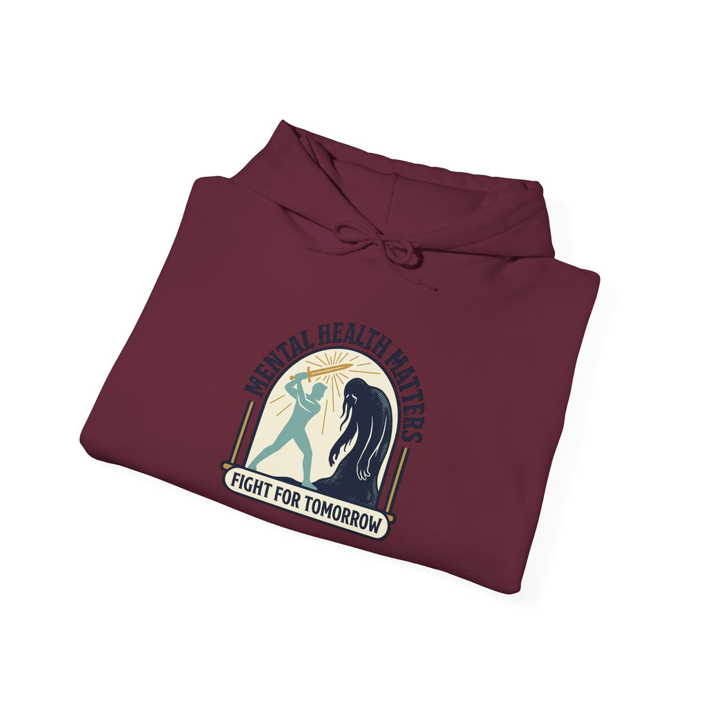 Mental Health Matters Hoodie | Wear Green, Awareness Ribbon, Self-Care
