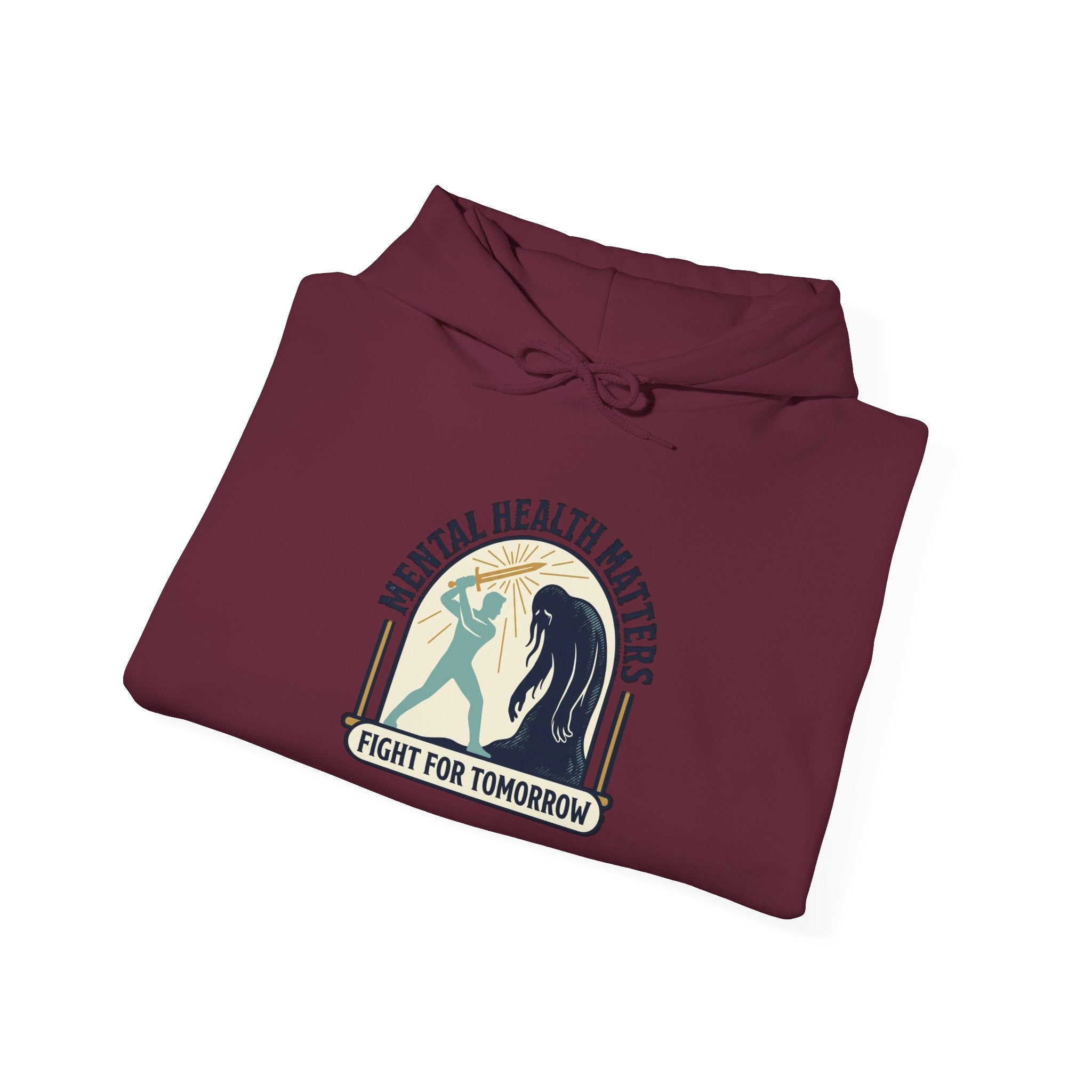 Mental Health Matters Hoodie | Wear Green, Awareness Ribbon, Self-Care