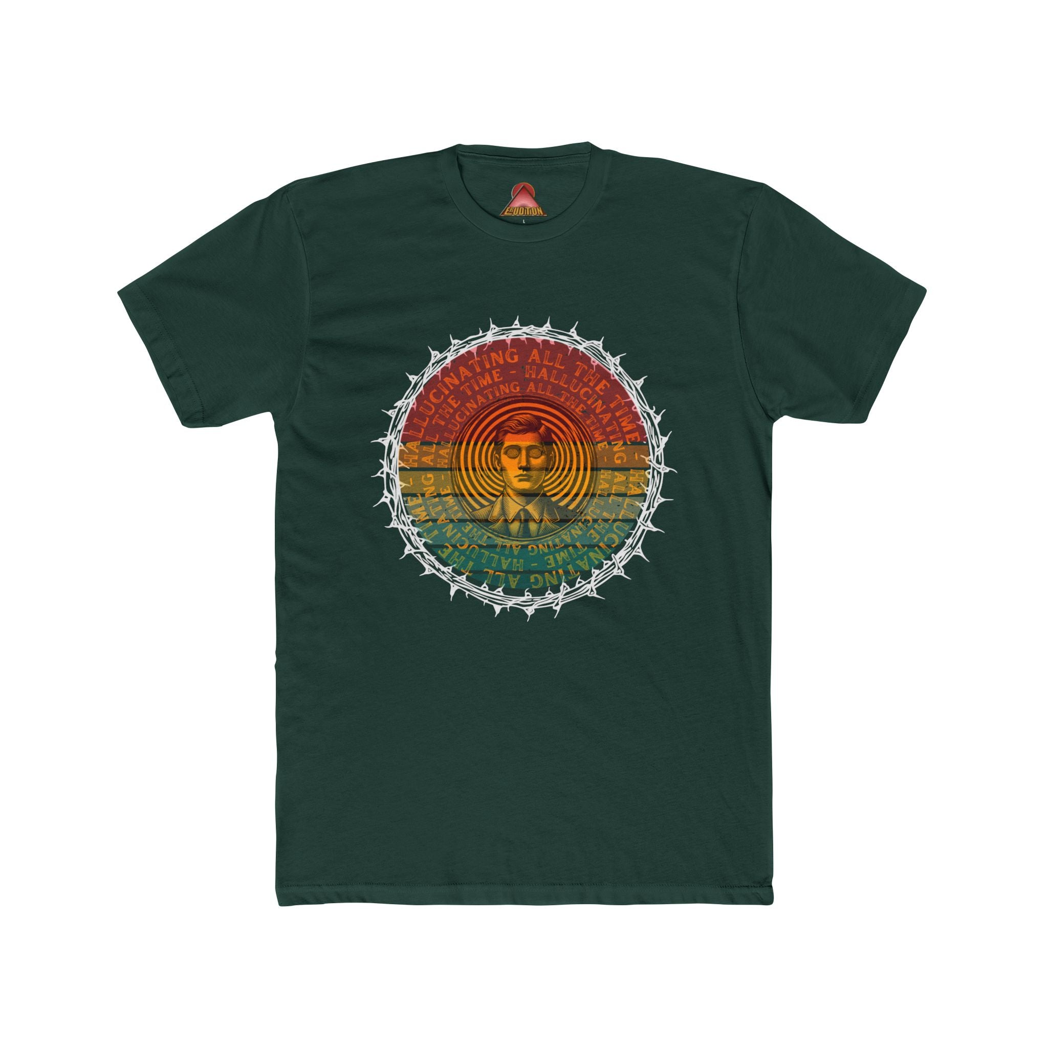 Vintage Buddha Mandala T-Shirt | Retro Rainbow Spiritual Tee