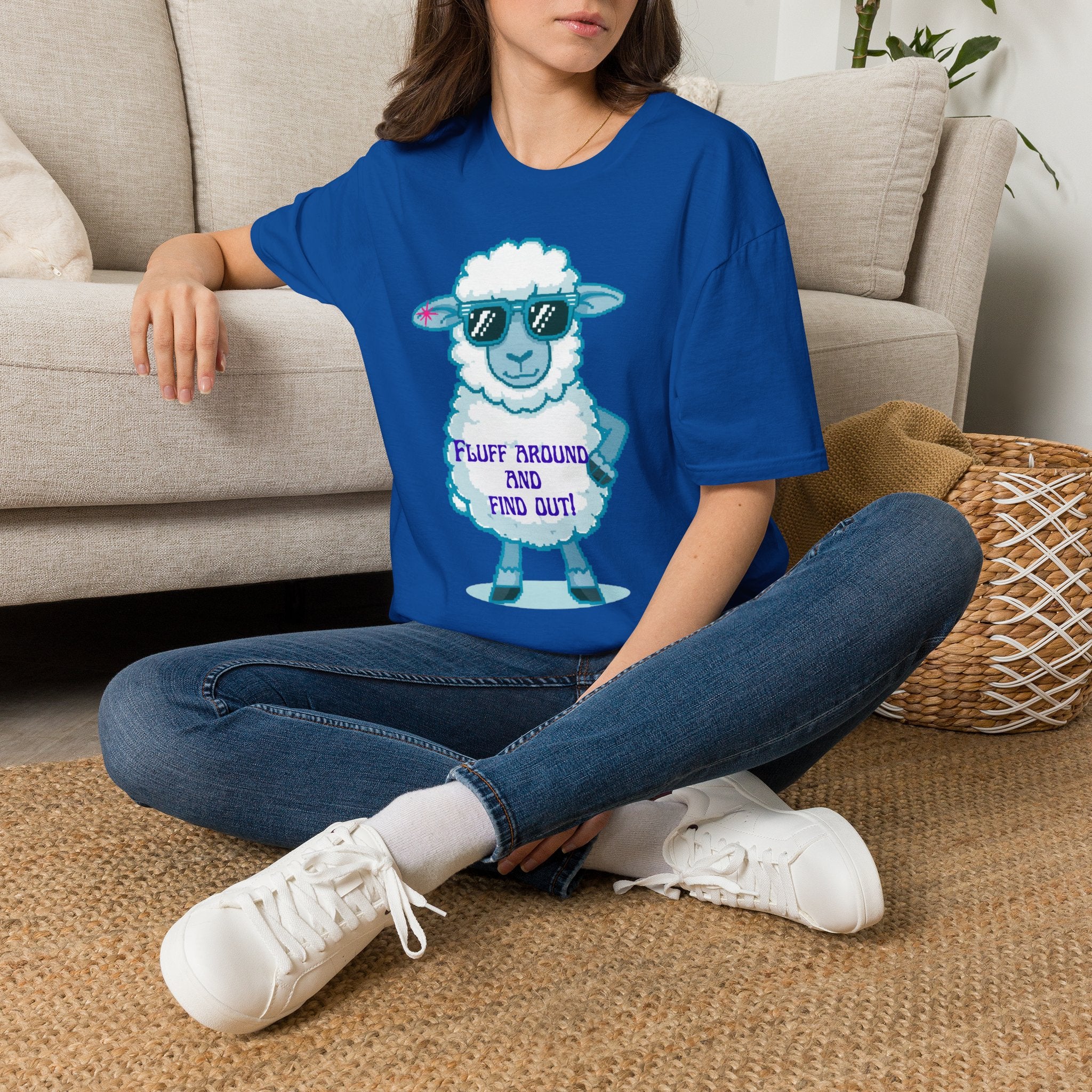 Sassy Sheep T-Shirt — Fluff Around and Find Out Graphic Tee