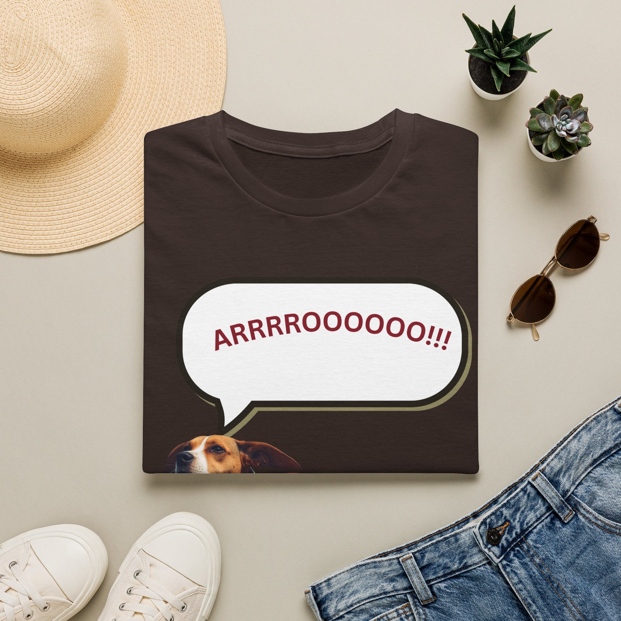 Beagle the Superdog 'ARRRROOOOO!!!' T‑Shirt