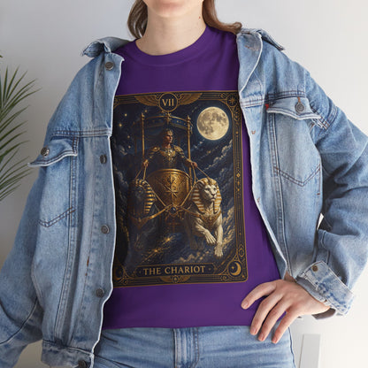 The Chariot Tarot T-Shirt — Vintage Occult Illustration Tee