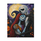 Kiss-Cut Vinyl Decal — Gothic Romantic Jack & Sally Nightmare Design