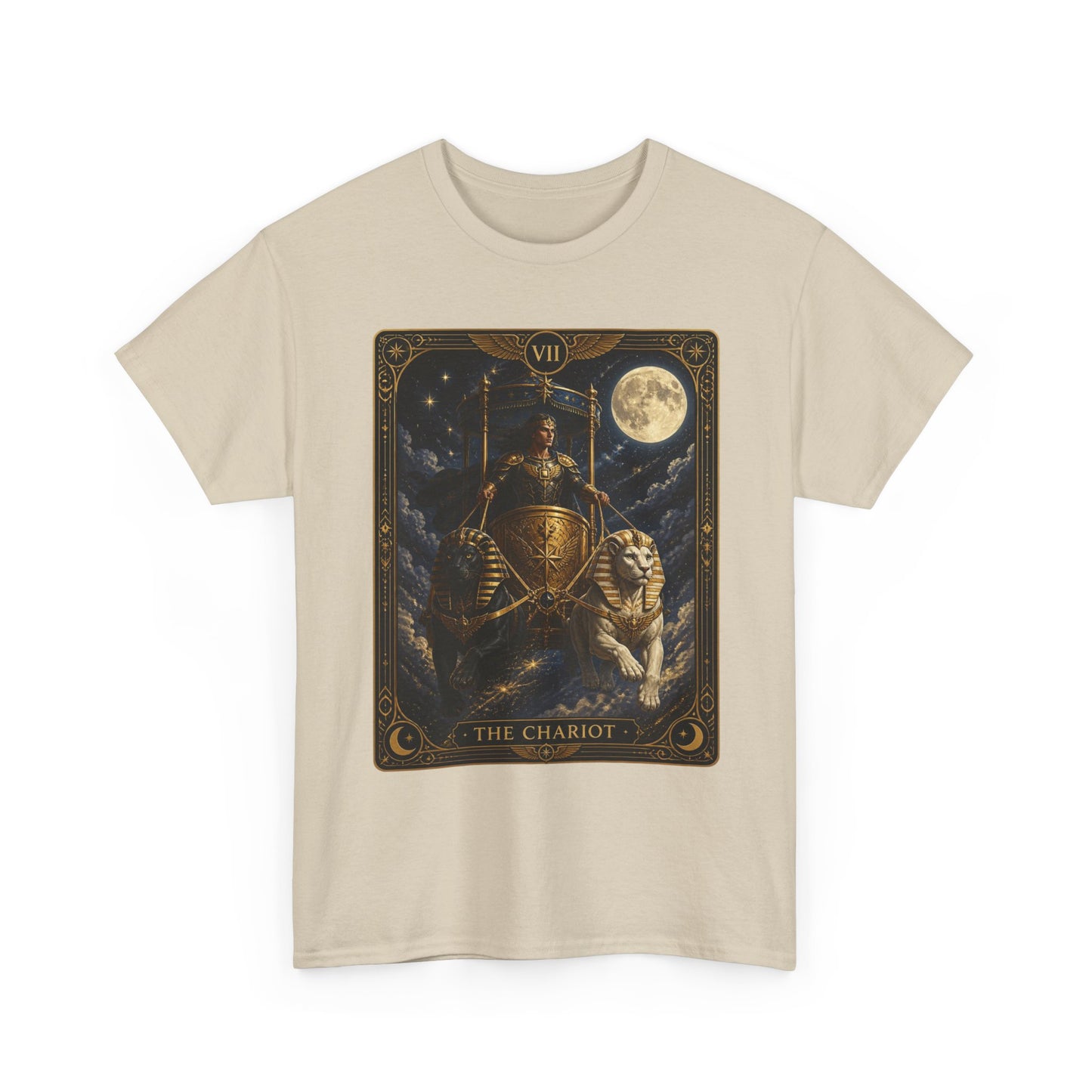 The Chariot Tarot T-Shirt — Vintage Occult Illustration Tee