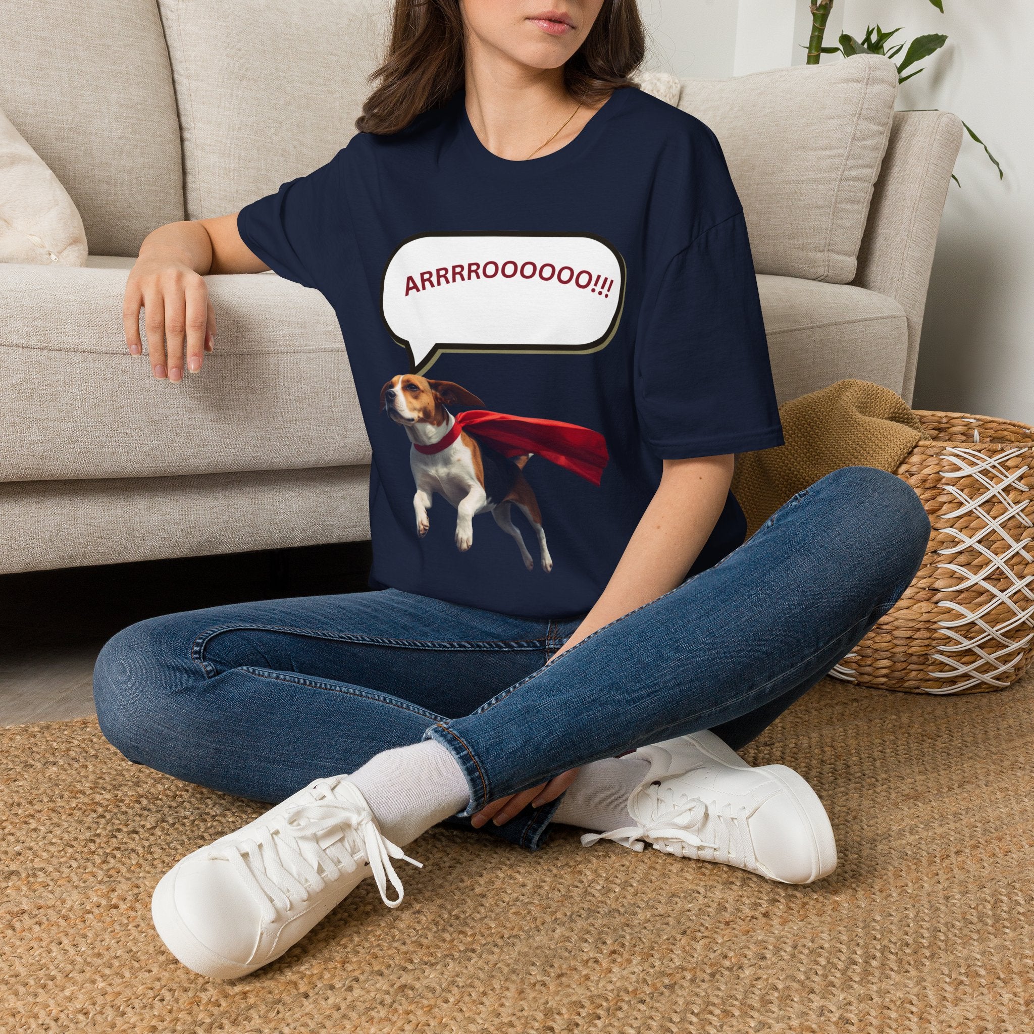 Beagle the Superdog 'ARRRROOOOO!!!' T‑Shirt