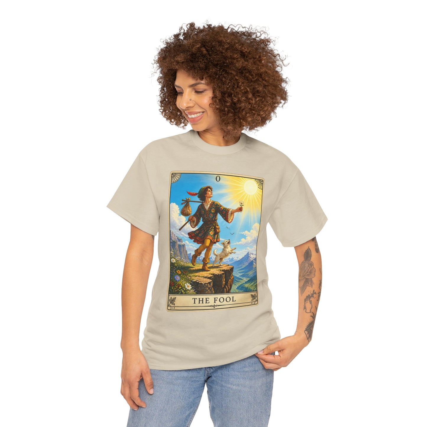 The Fool Tarot Card T‑Shirt — Vintage Major Arcana Graphic Tee