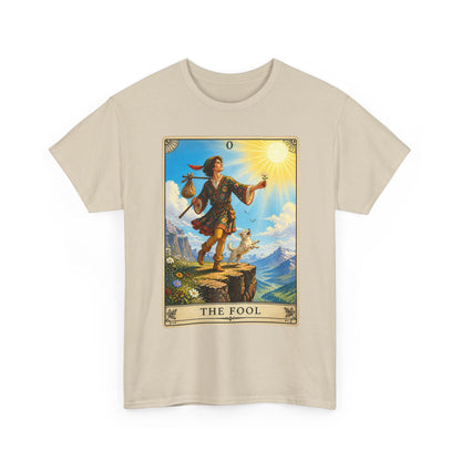 The Fool Tarot Card T‑Shirt — Vintage Major Arcana Graphic Tee