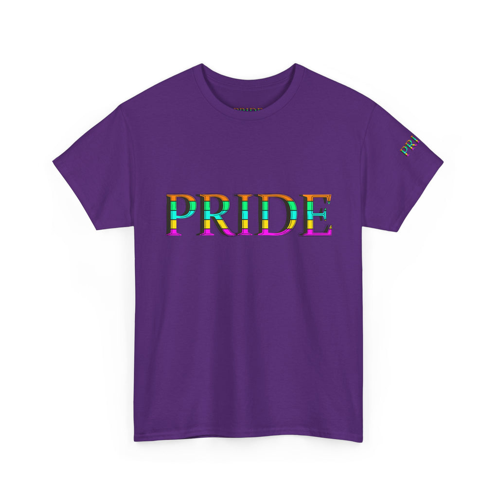 Pride Rainbow Text Tee | LGBTQ+ Pride Shirt