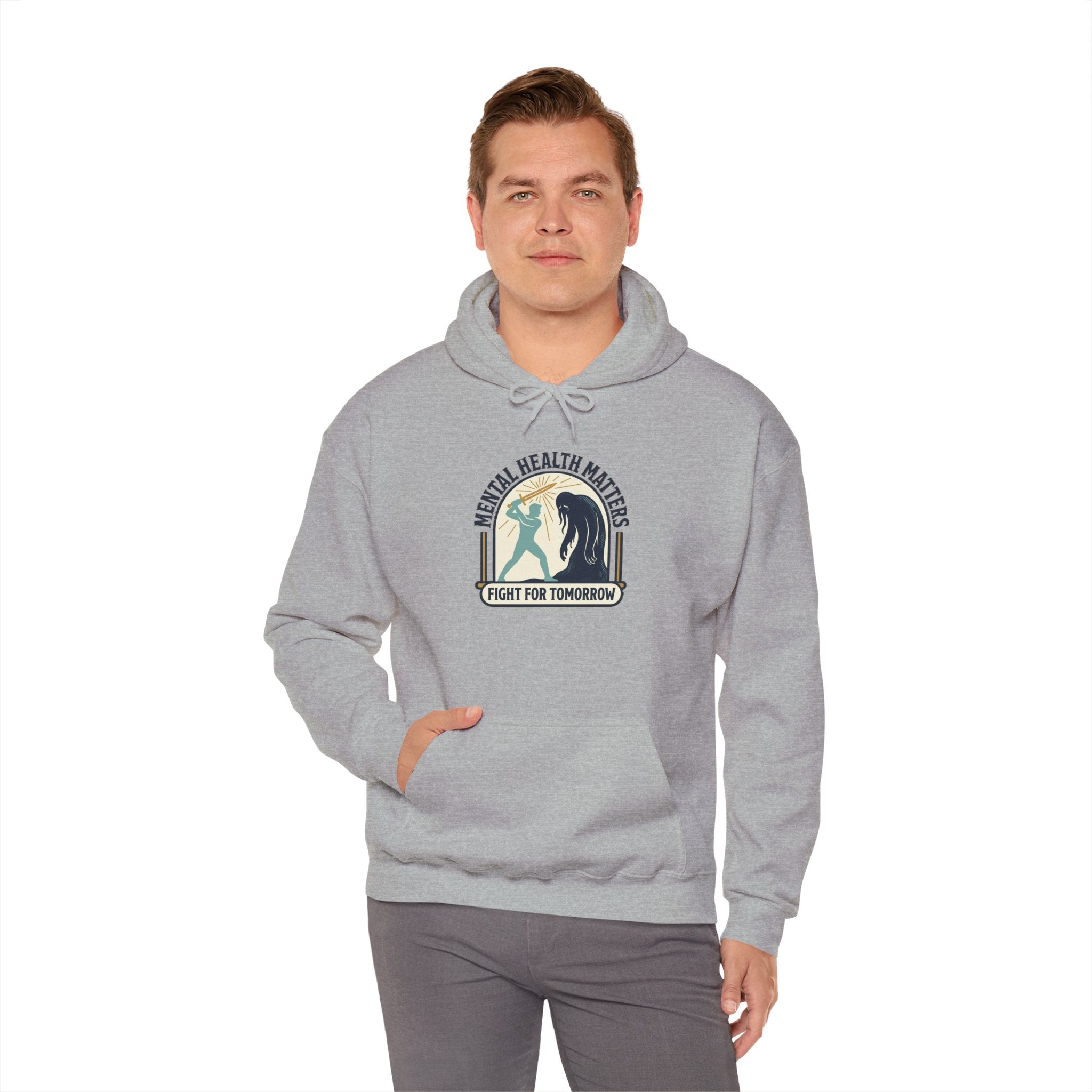 Mental Health Matters Hoodie | Wear Green, Awareness Ribbon, Self-Care