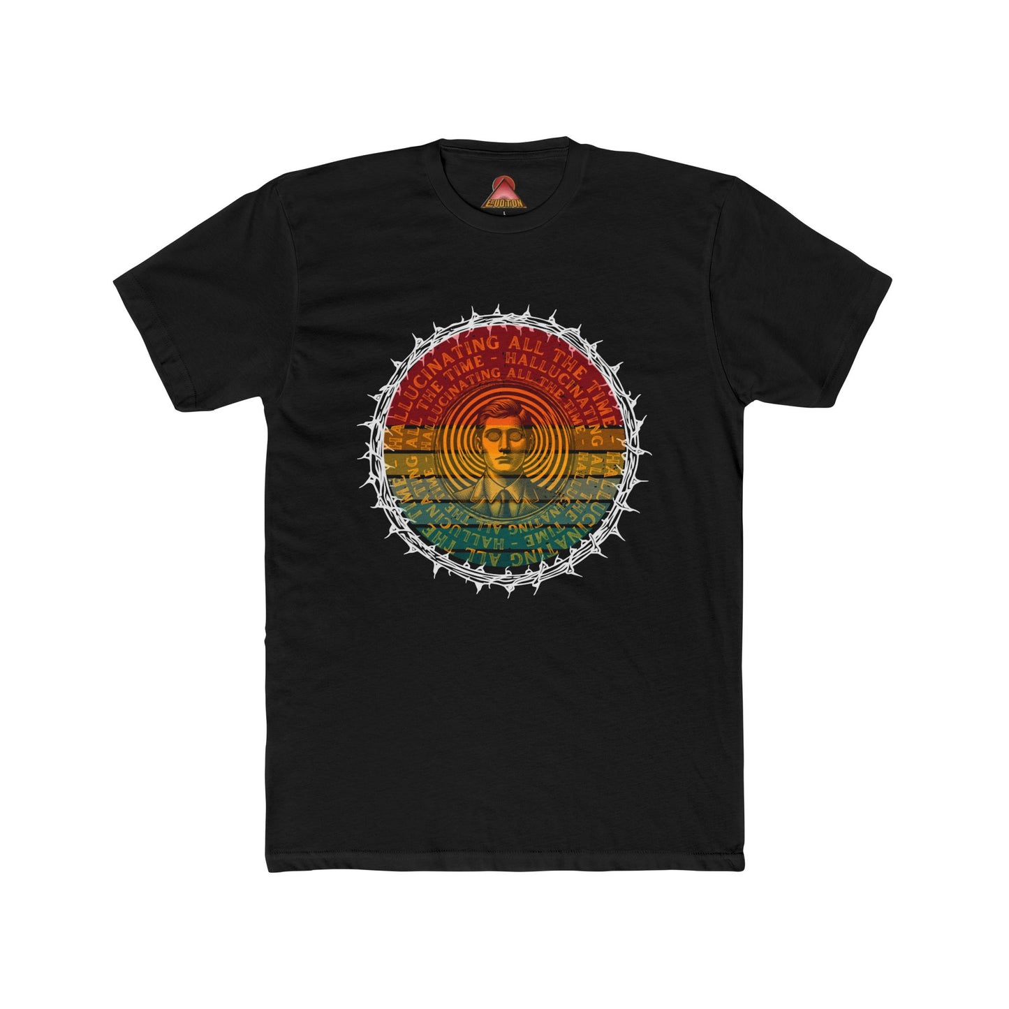 Vintage Buddha Mandala T-Shirt | Retro Rainbow Spiritual Tee
