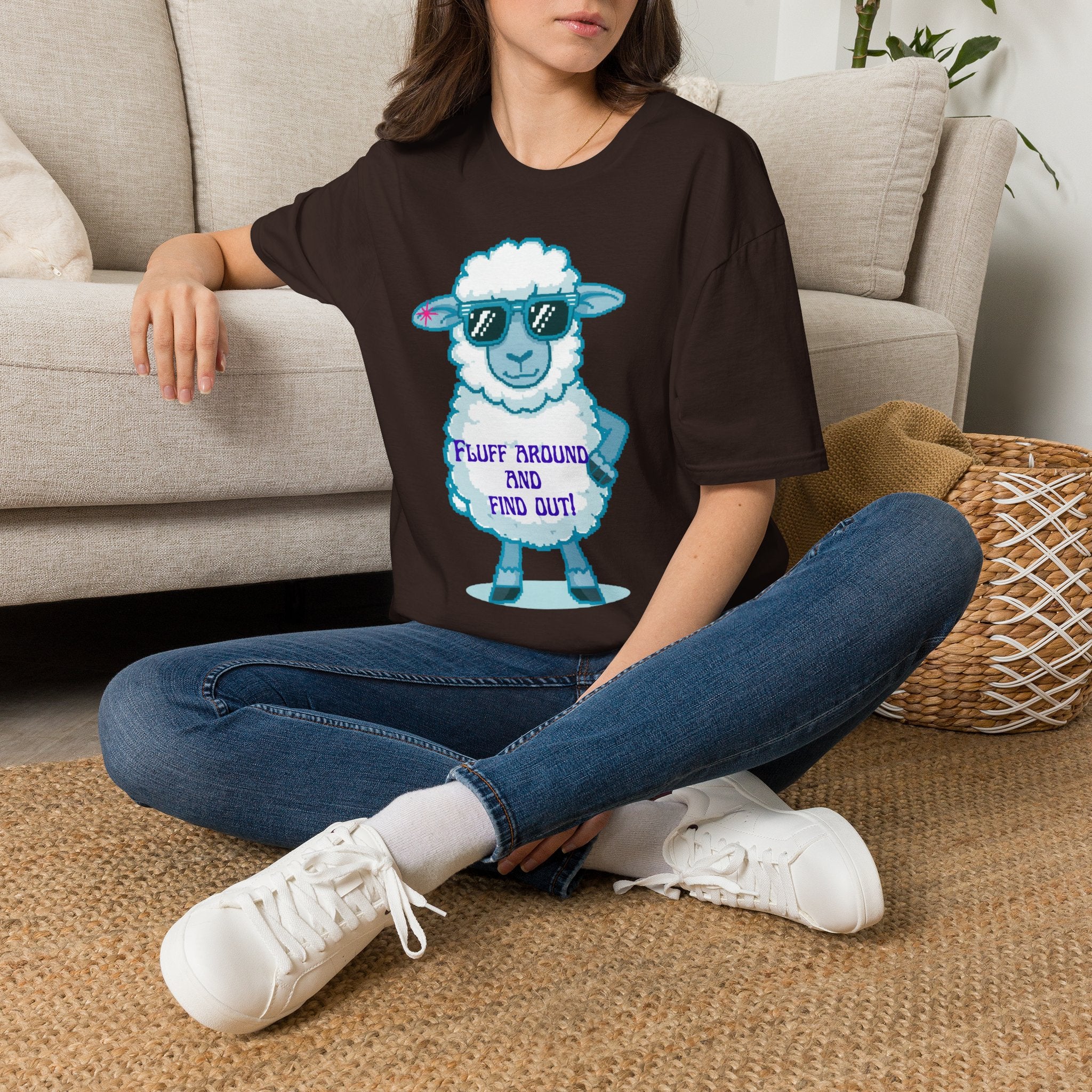 Sassy Sheep T-Shirt — Fluff Around and Find Out Graphic Tee