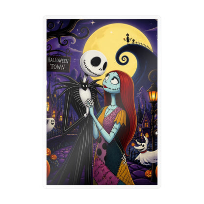 Nightmare Before Christmas Vinyl Decal — Jack & Sally Kiss-Cut Sticker