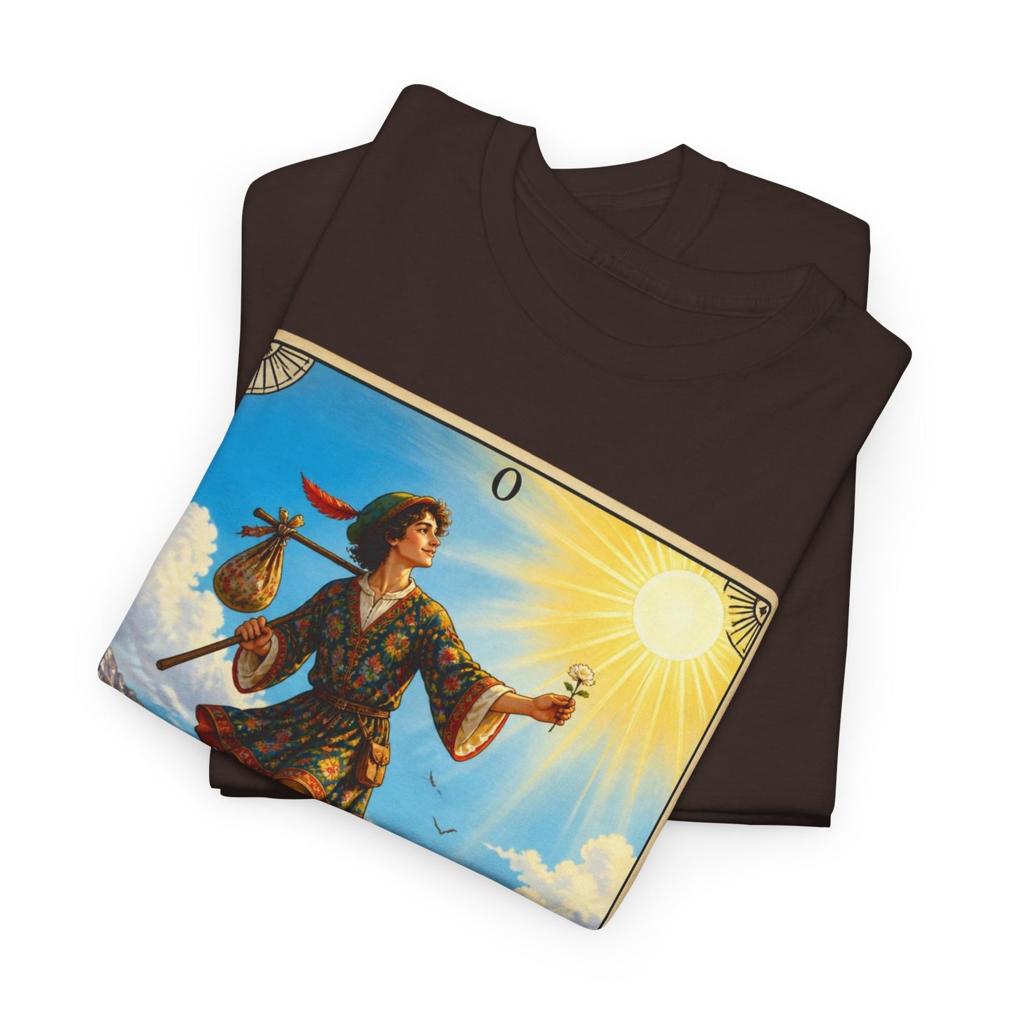 The Fool Tarot Card T‑Shirt — Vintage Major Arcana Graphic Tee