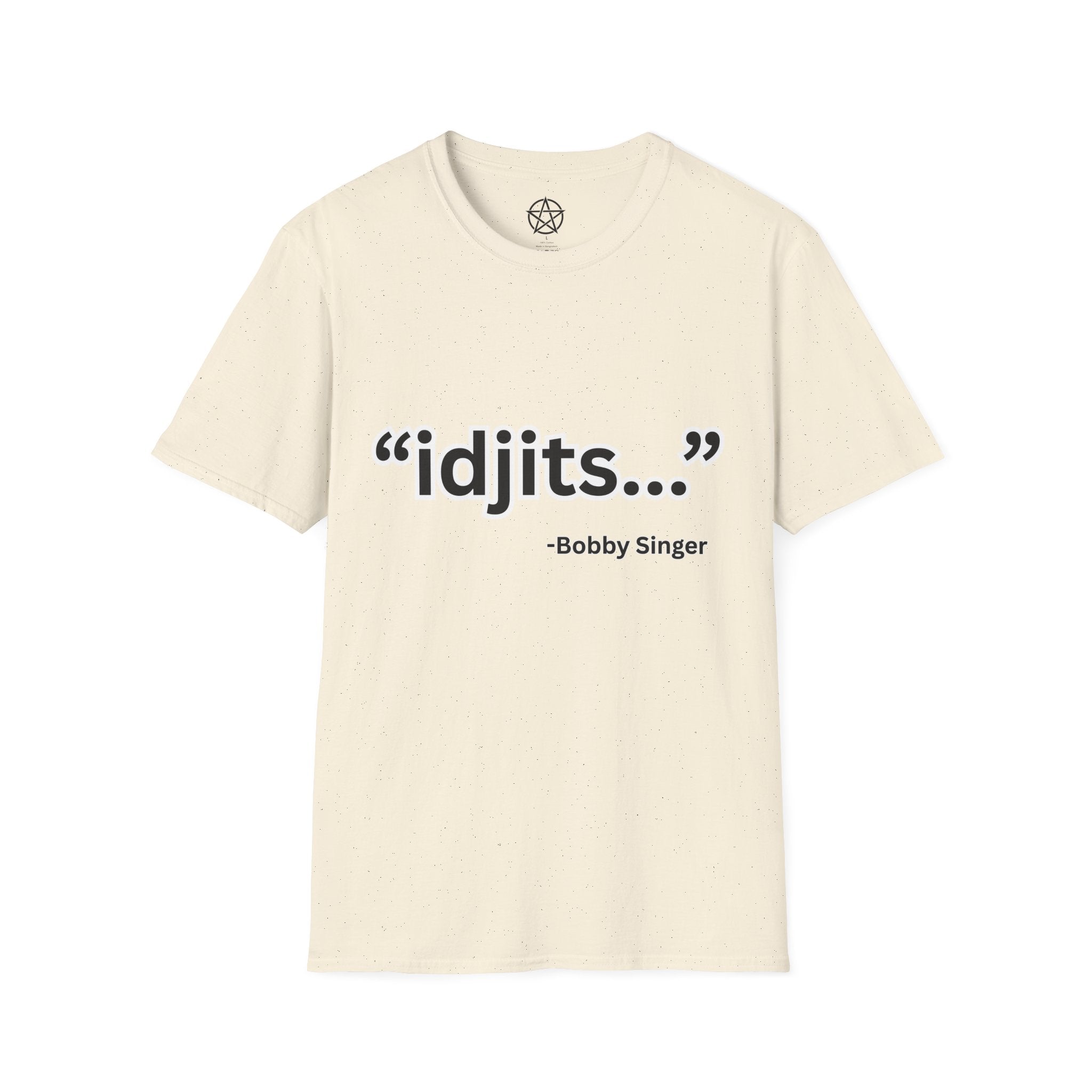 idjits quote T-Shirt | Bobby Singer Supernatural TV Show Tee