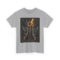 Tarot The Tower T-Shirt — Gothic Lightning Tarot Card Tee