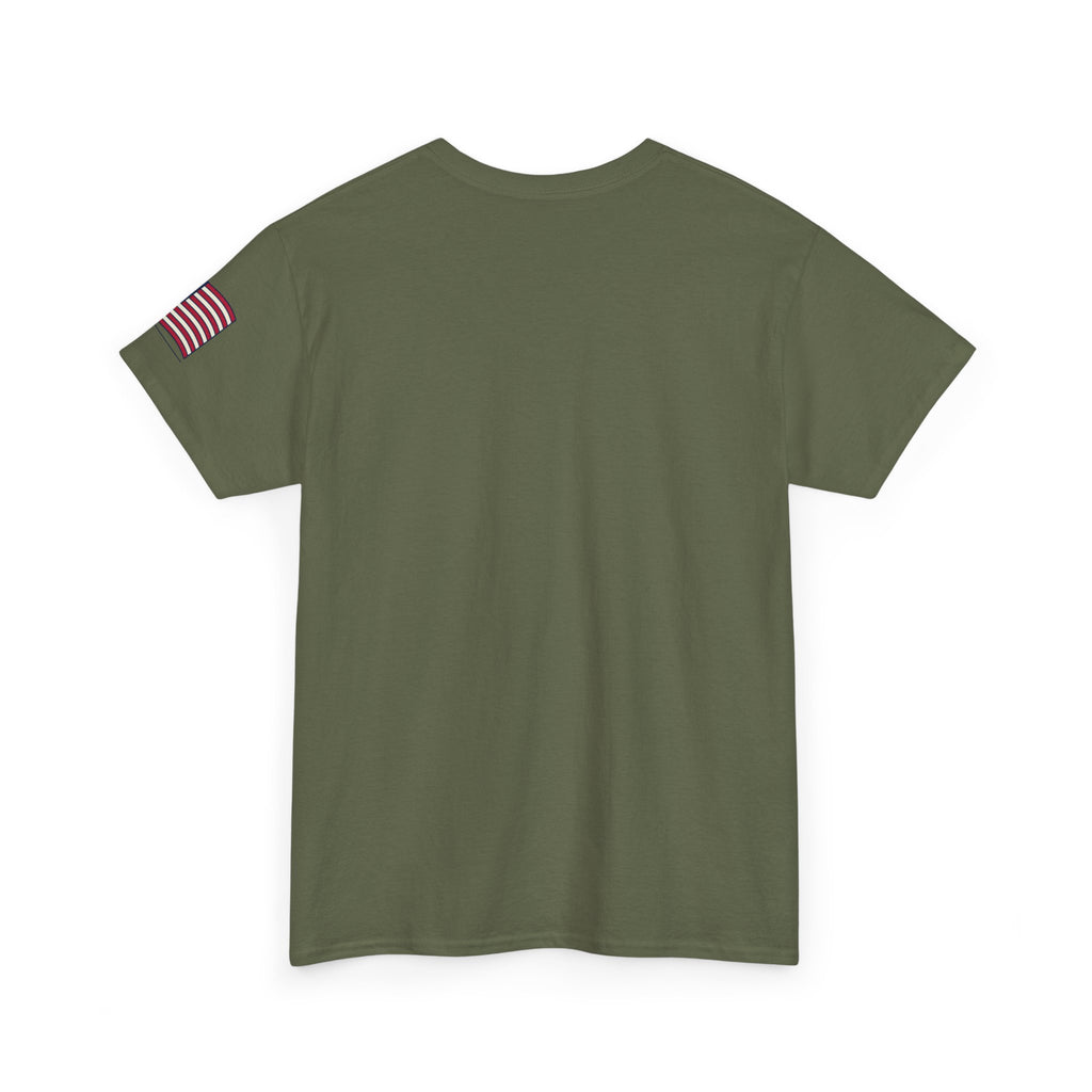 Uncle Sam pointing with American flag background Tee | Your Leaders Are Liars design