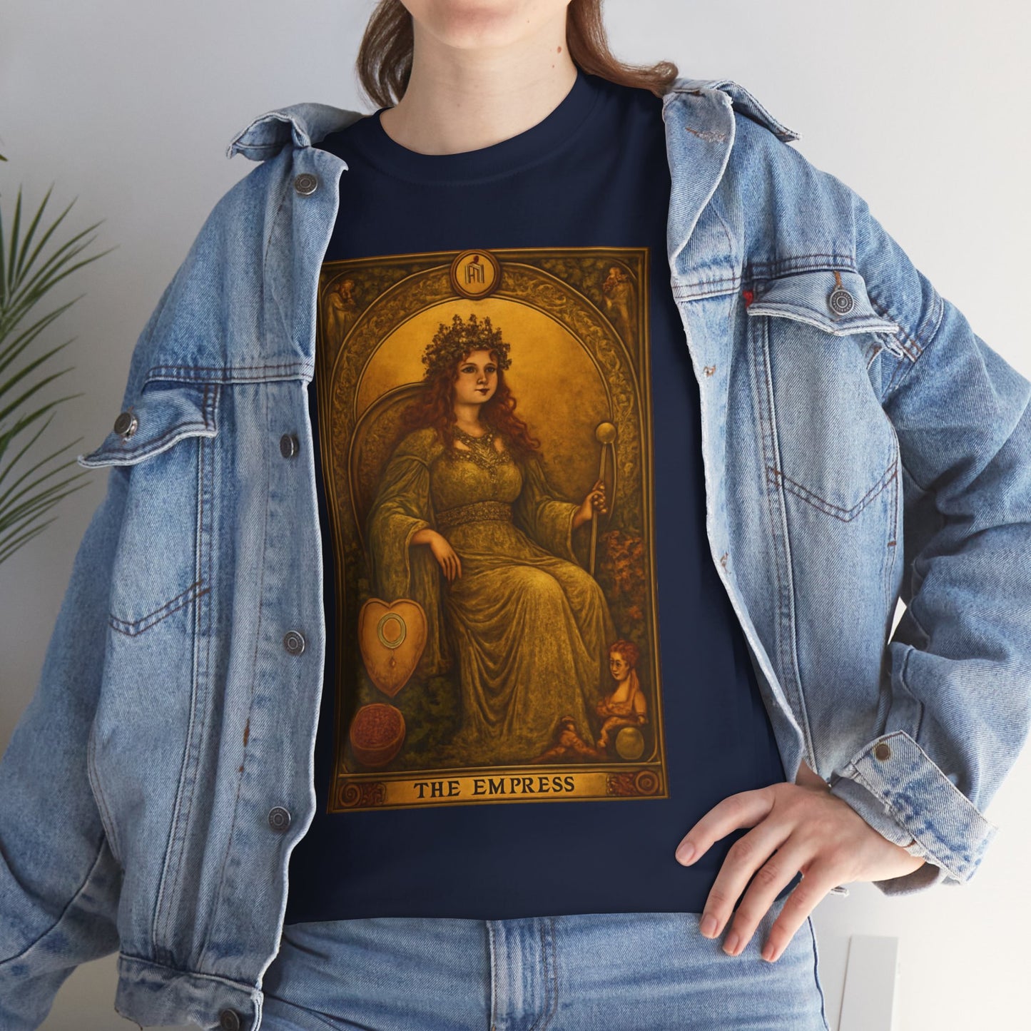 The Empress Tarot Card T-Shirt — Vintage Occult Astrology Graphic Tee