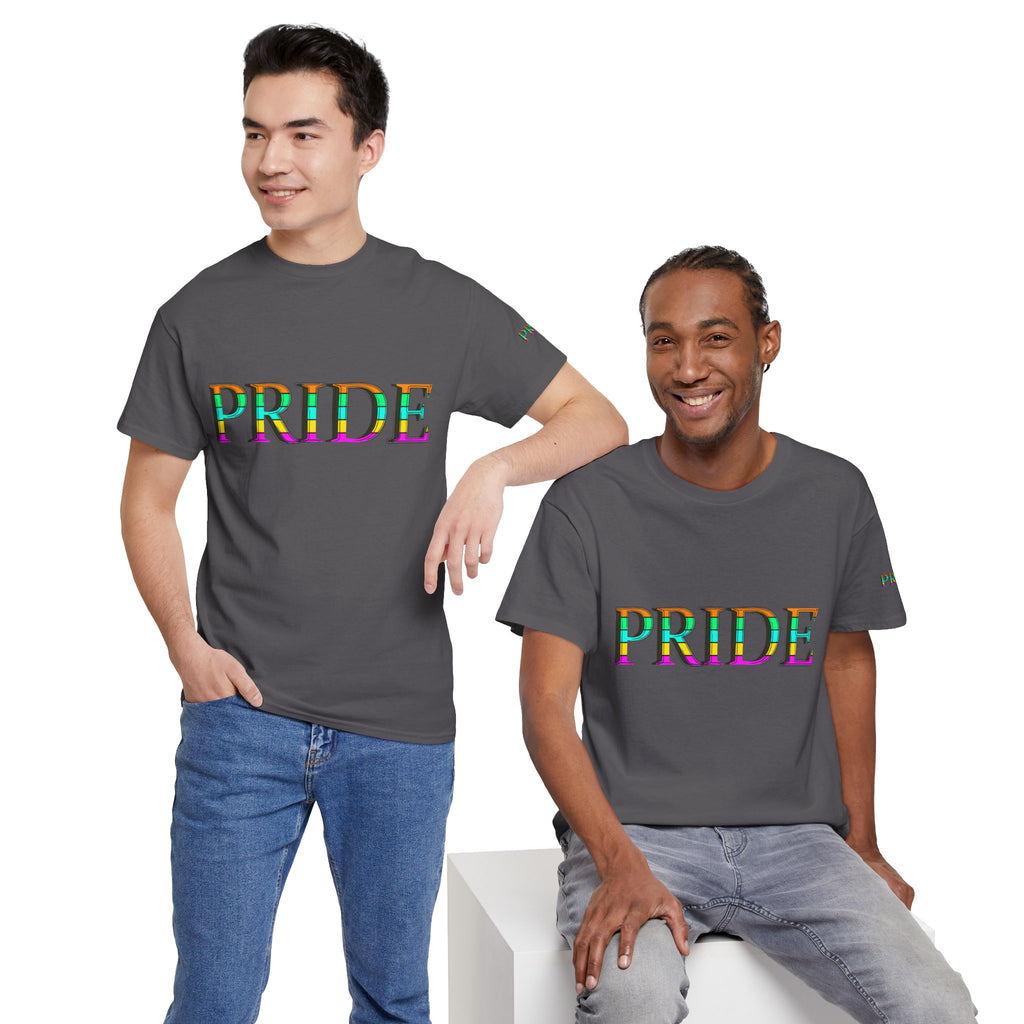 Pride Rainbow Text Tee | LGBTQ+ Pride Shirt