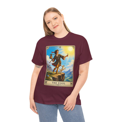 The Fool Tarot Card T‑Shirt — Vintage Major Arcana Graphic Tee