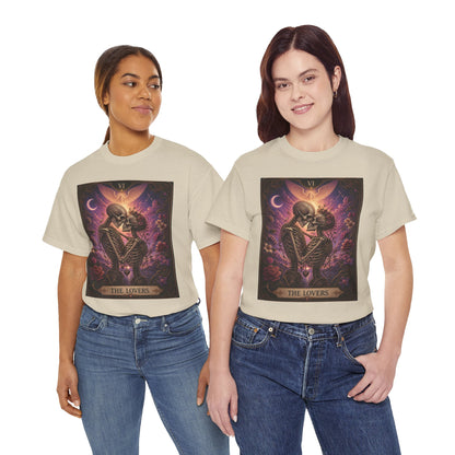 Tarot 'The Lovers' Skeleton Kiss Tee