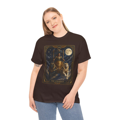 The Chariot Tarot T-Shirt — Vintage Occult Illustration Tee