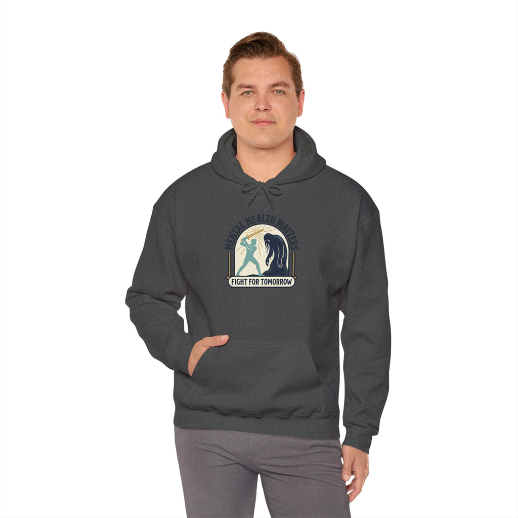 Mental Health Matters Hoodie | Wear Green, Awareness Ribbon, Self-Care