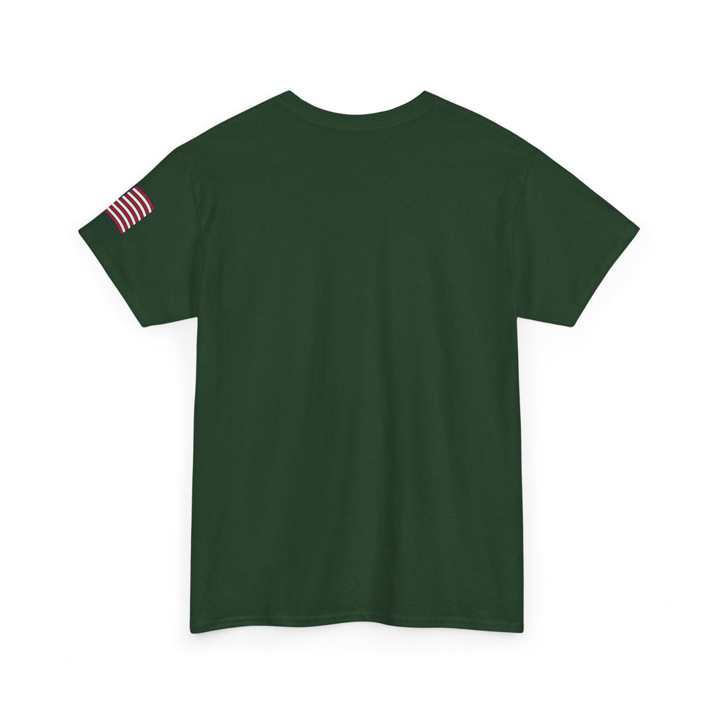 Uncle Sam pointing with American flag background Tee | Your Leaders Are Liars design