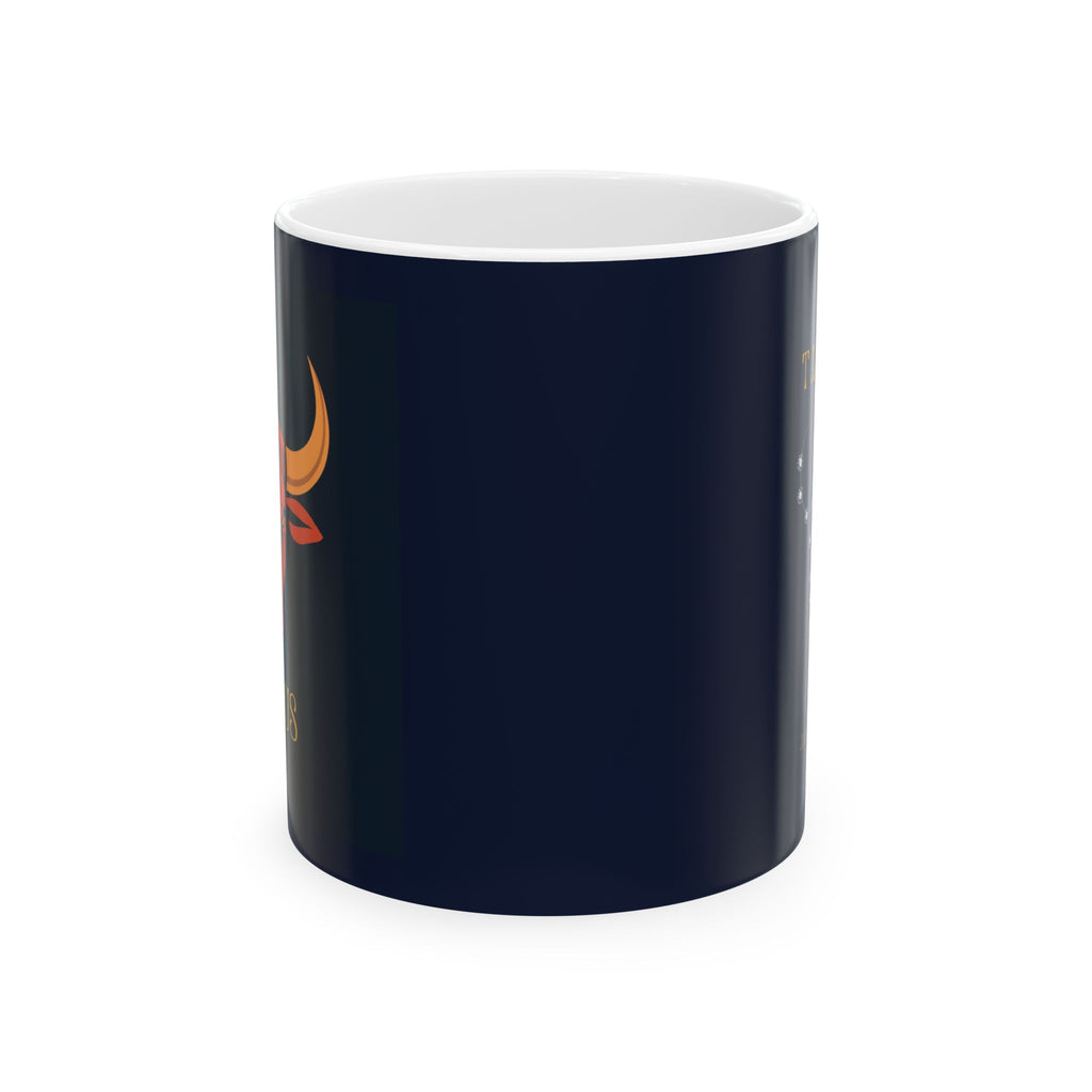 Astrology Taurus Ceramic Mug – Zodiac Bull Horoscope Coffee Cup (11oz, 15oz)