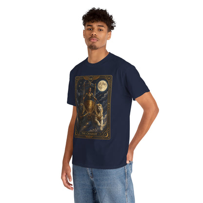 The Chariot Tarot T-Shirt — Vintage Occult Illustration Tee