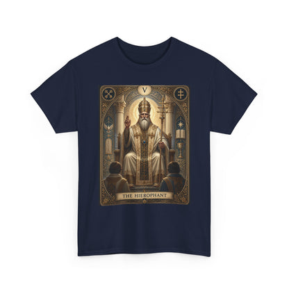 Tarot Hierophant T-Shirt — Spiritual Tarot Card Tee