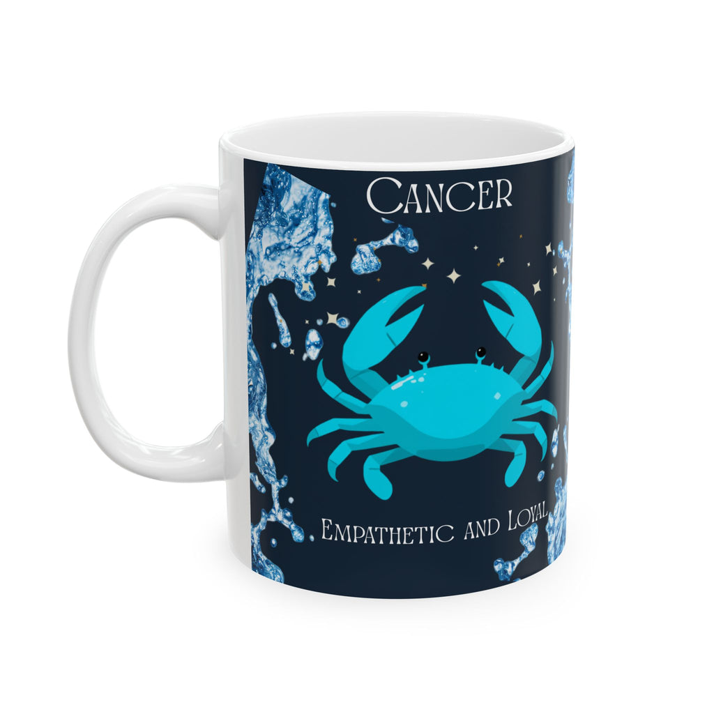 Cancer Zodiac Ceramic Mug — Cancer Zodiac Astrology Coffee Cup (11oz/15oz)