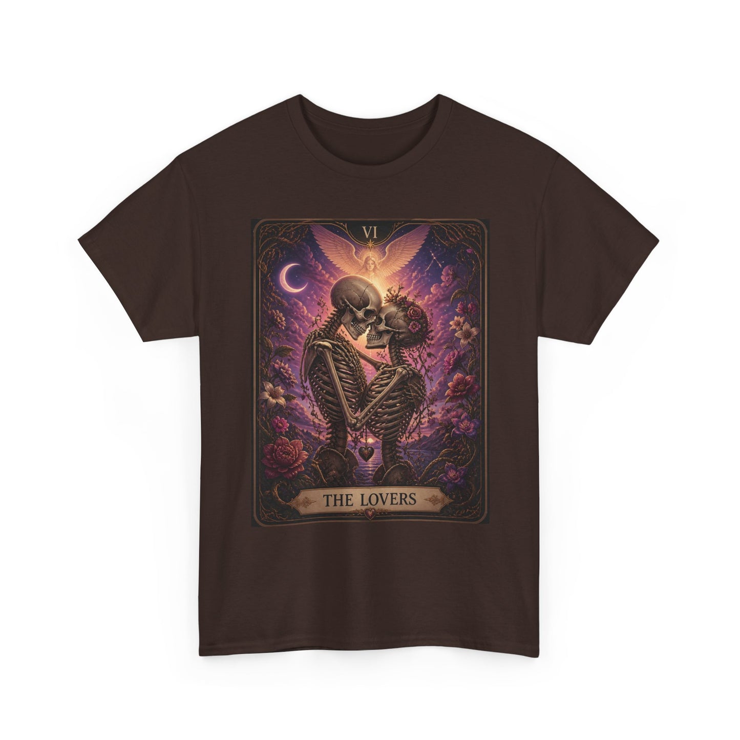 Tarot 'The Lovers' Skeleton Kiss Tee