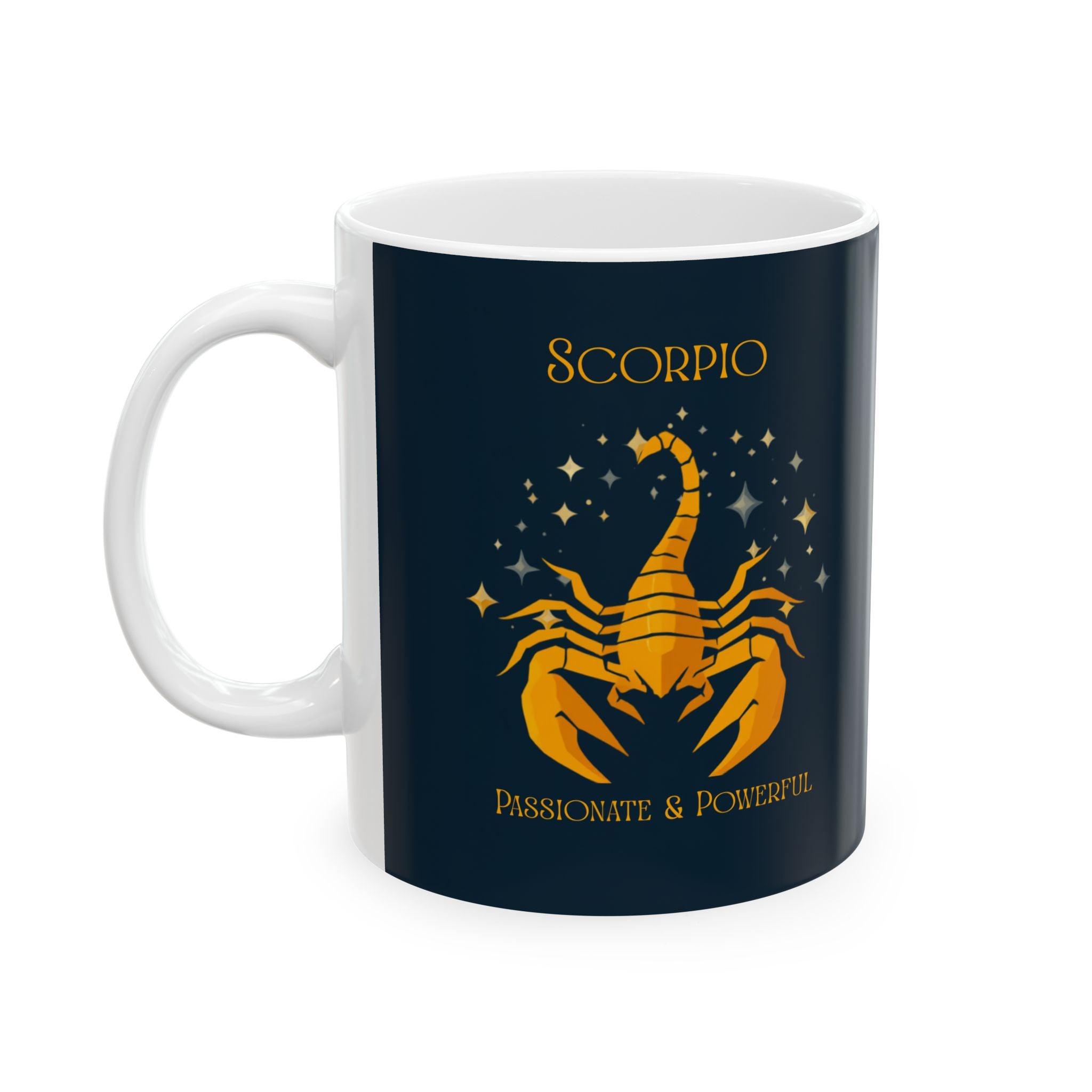 Scorpio Zodiac Ceramic Mug – Scorpio Zodiac Astrology Coffee Cup