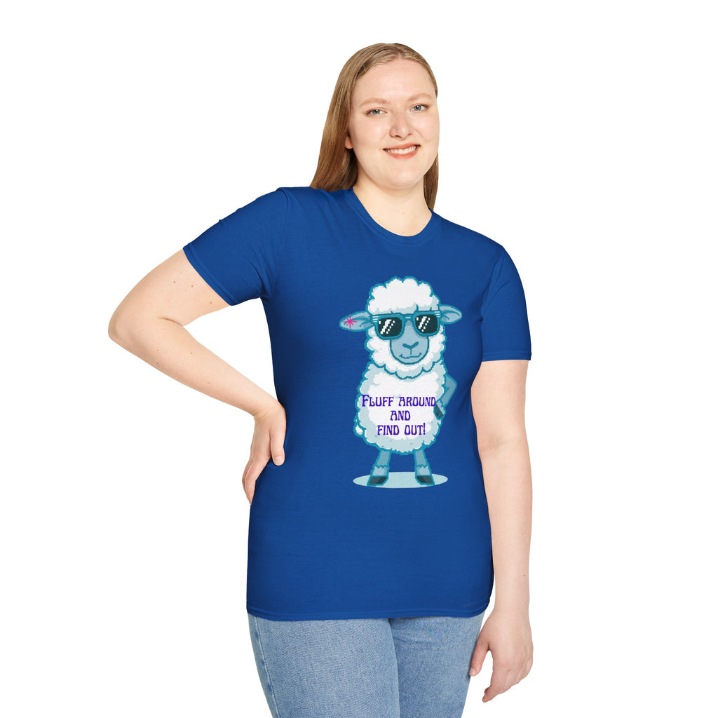 Sassy Sheep T-Shirt — Fluff Around and Find Out Graphic Tee