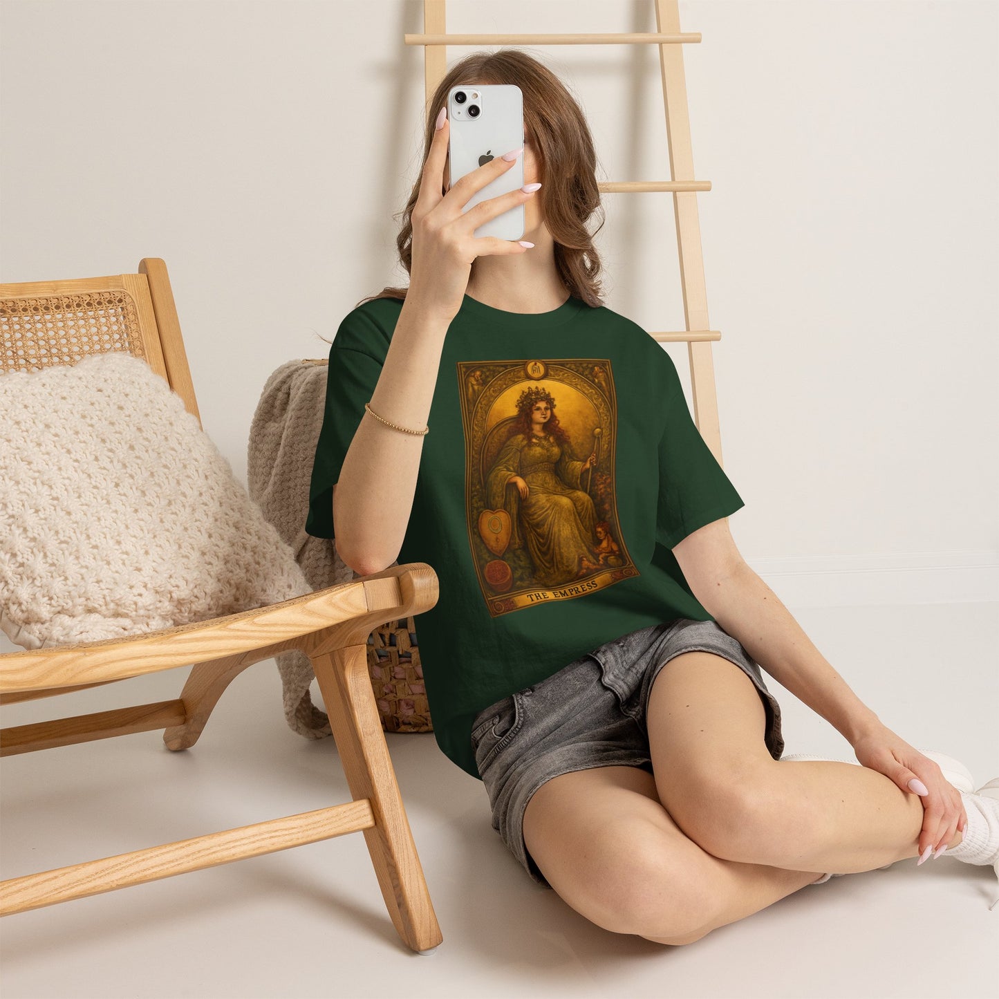 The Empress Tarot Card T-Shirt — Vintage Occult Astrology Graphic Tee