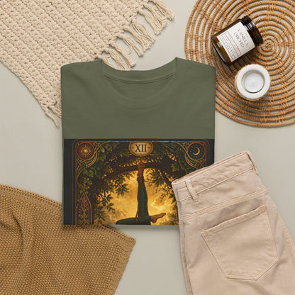 Tarot Hanged Man T-Shirt — Vintage Occult Tarot Card Graphic Tee
