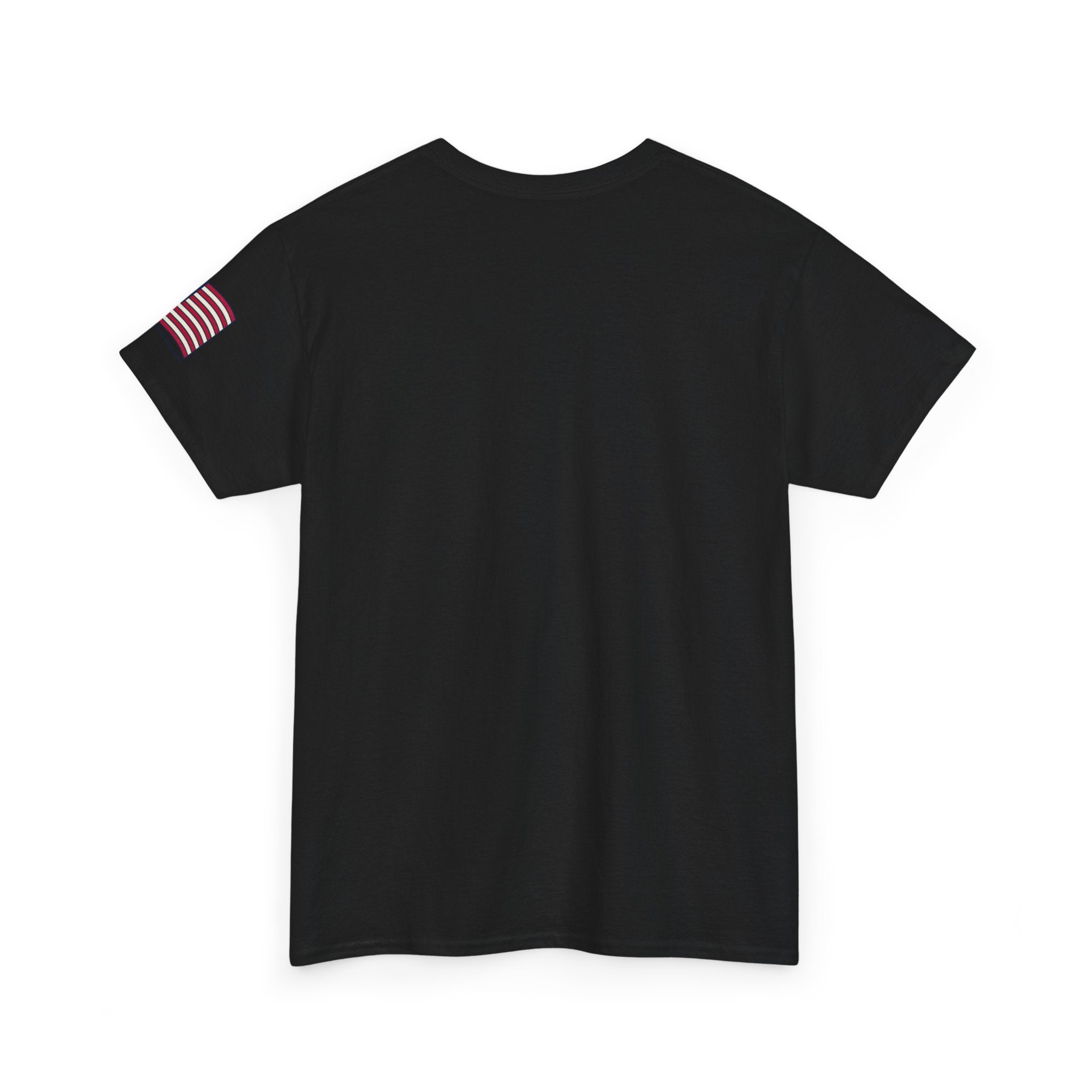 Uncle Sam pointing with American flag background Tee | Your Leaders Are Liars design