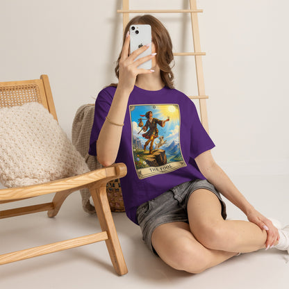 The Fool Tarot Card T‑Shirt — Vintage Major Arcana Graphic Tee