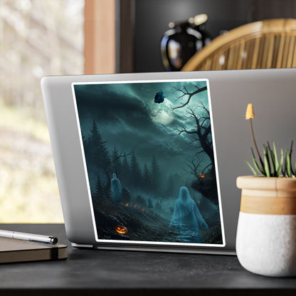 Haunted Night Kiss-Cut Vinyl Decal
