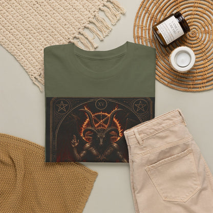 The Devil Tarot T‑Shirt — Occult Gothic Tarot Card Tee