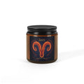Aries Zodiac Soy Candle — Amber Jar Scented Candle (Multi-Size)