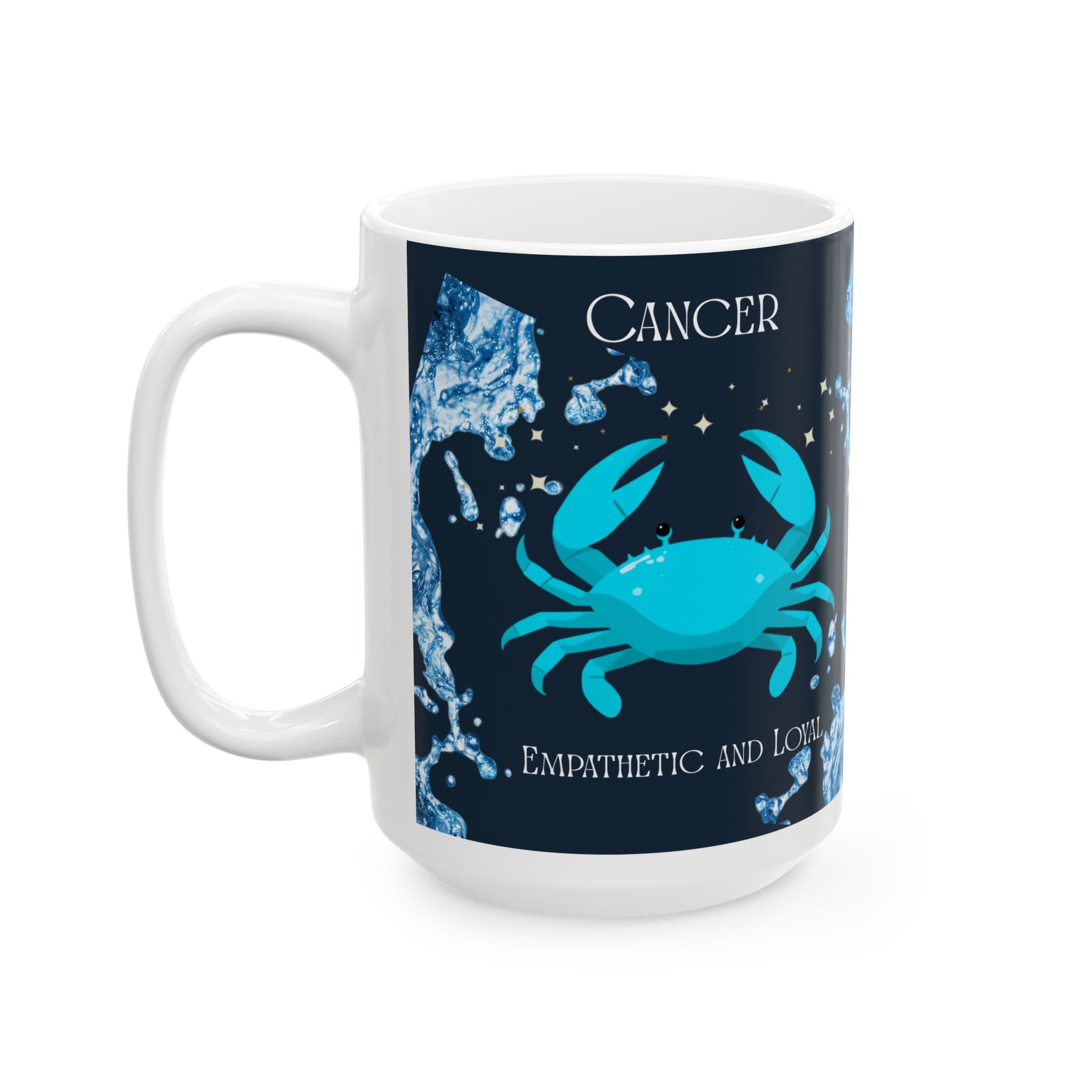 Cancer Zodiac Ceramic Mug — Cancer Zodiac Astrology Coffee Cup (11oz/15oz)